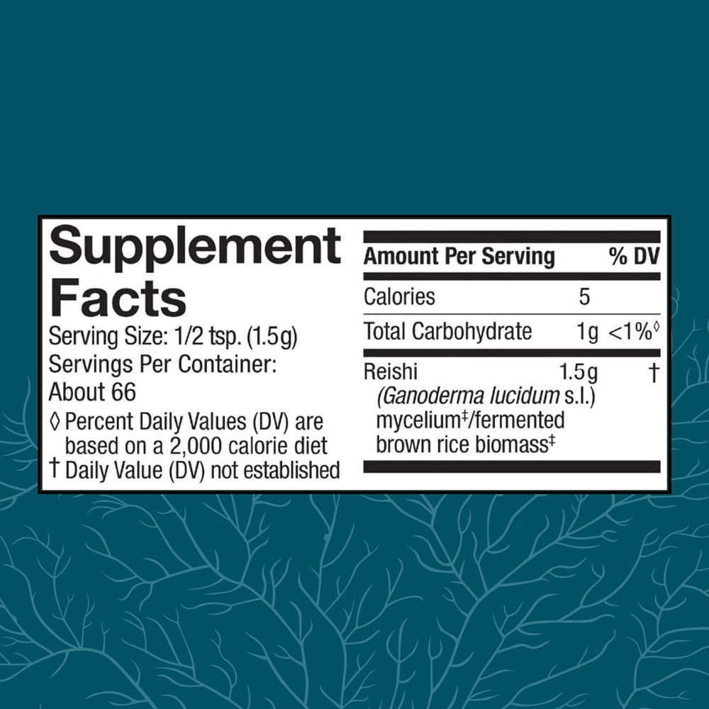 Close-up of Reishi powder texture