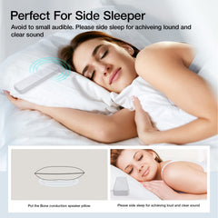 Hostena pillow speaker long battery life for extended use.
