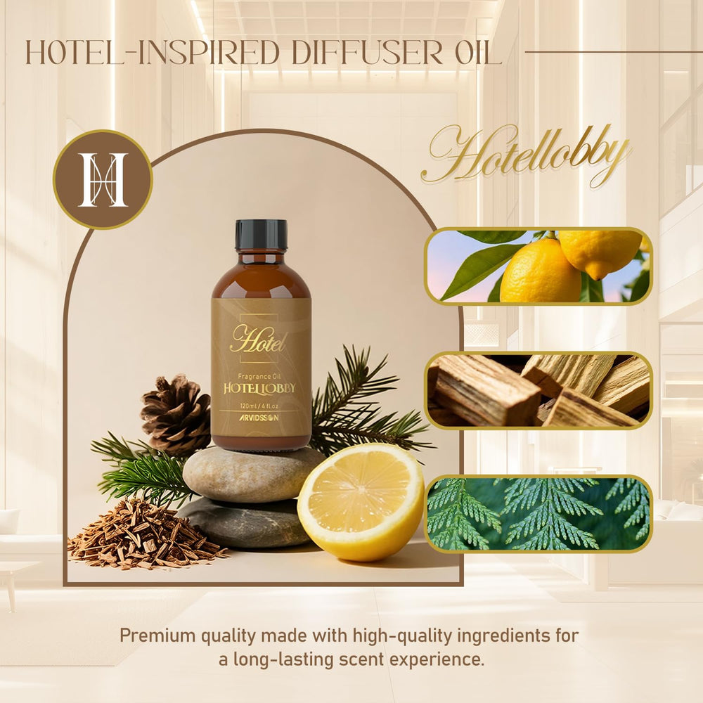 Gift-ready packaging for Hotel Diffuser Oil 4 Oz (120ml)