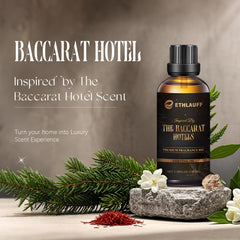 Elegant Baccarat scent diffuser oil packaging