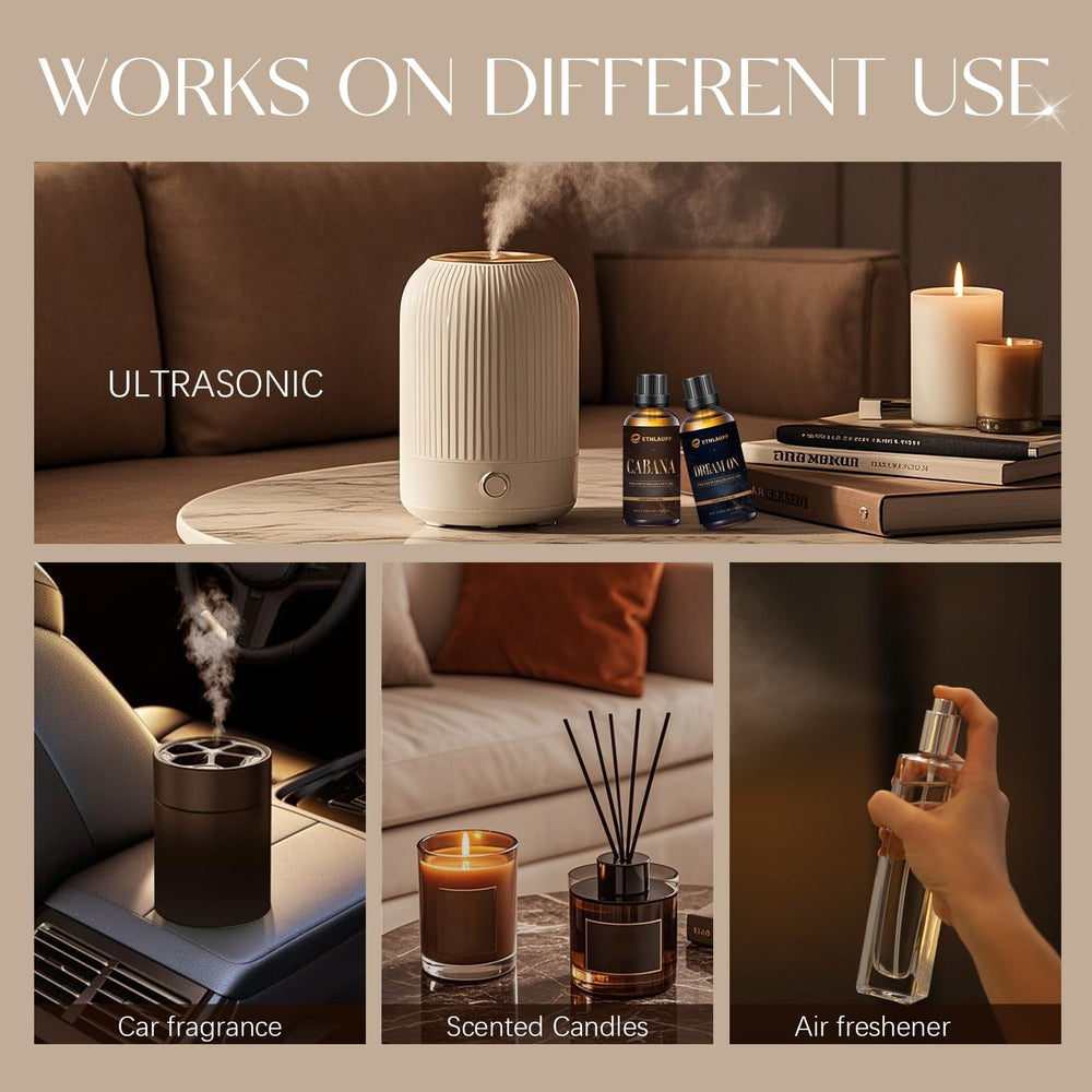 Amberwood cedarwood vanilla notes in diffuser oil