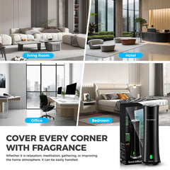 Diffuser displayed in a living room setting