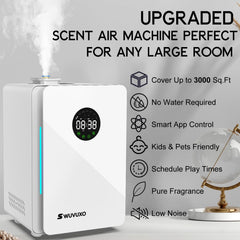 HVAC scent diffuser covers up to 3,000 sq ft