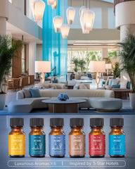 Assorted hotel-inspired fragrance oils for diffusers