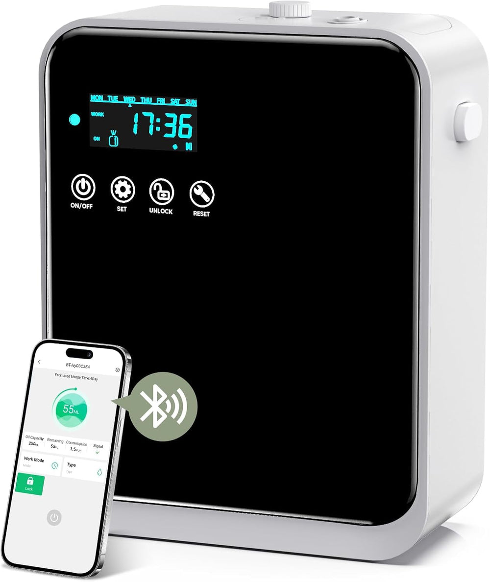 Wall-mounted HOTOIQ Waterless Essential Oil Diffuser