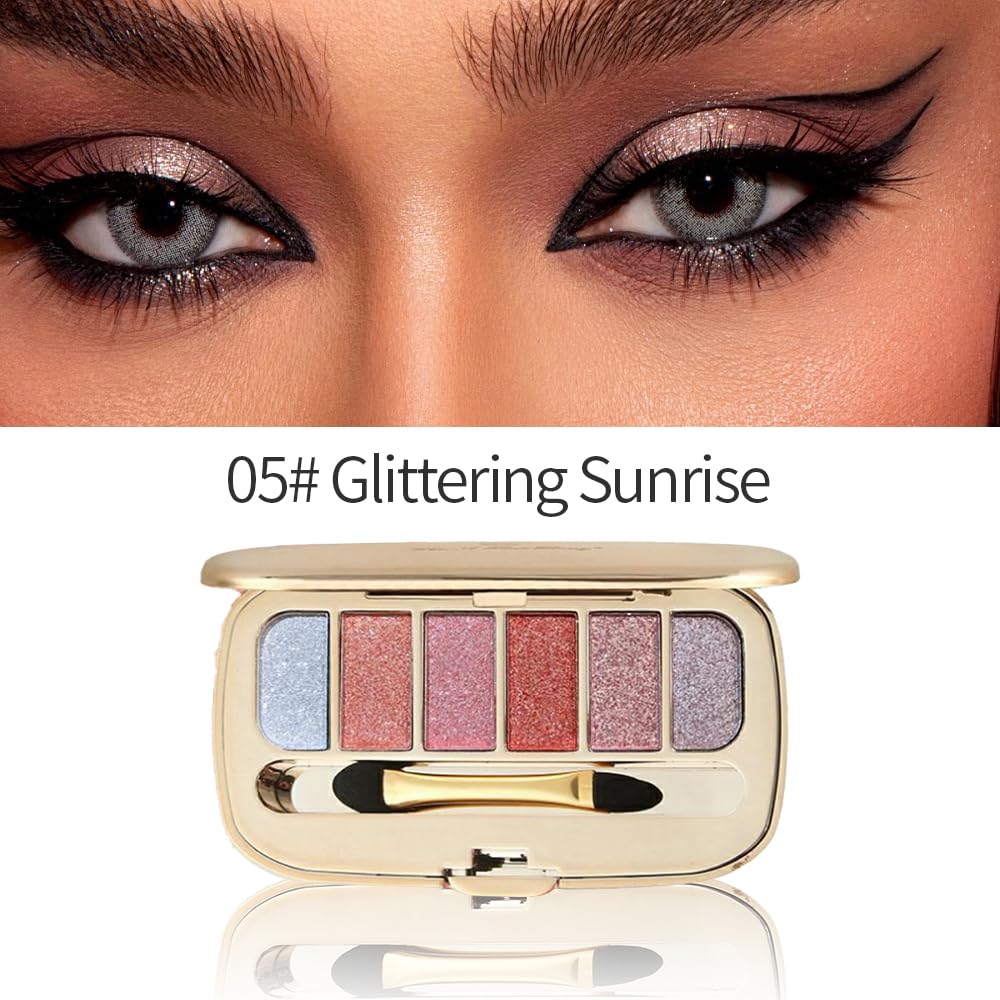 Waterproof and sweat-proof formula keeps glitter bright through daily activities.