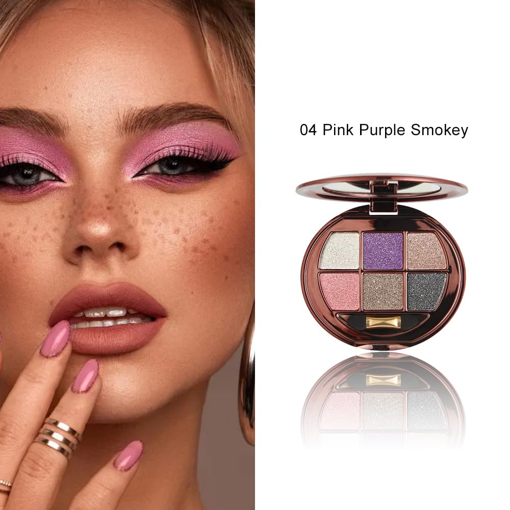 Houksouml micro-glitter pearl finish swatches highlight subtle light reflection