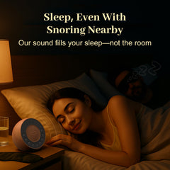 Housbay forward-facing speaker directs sound to you for clearer sleep