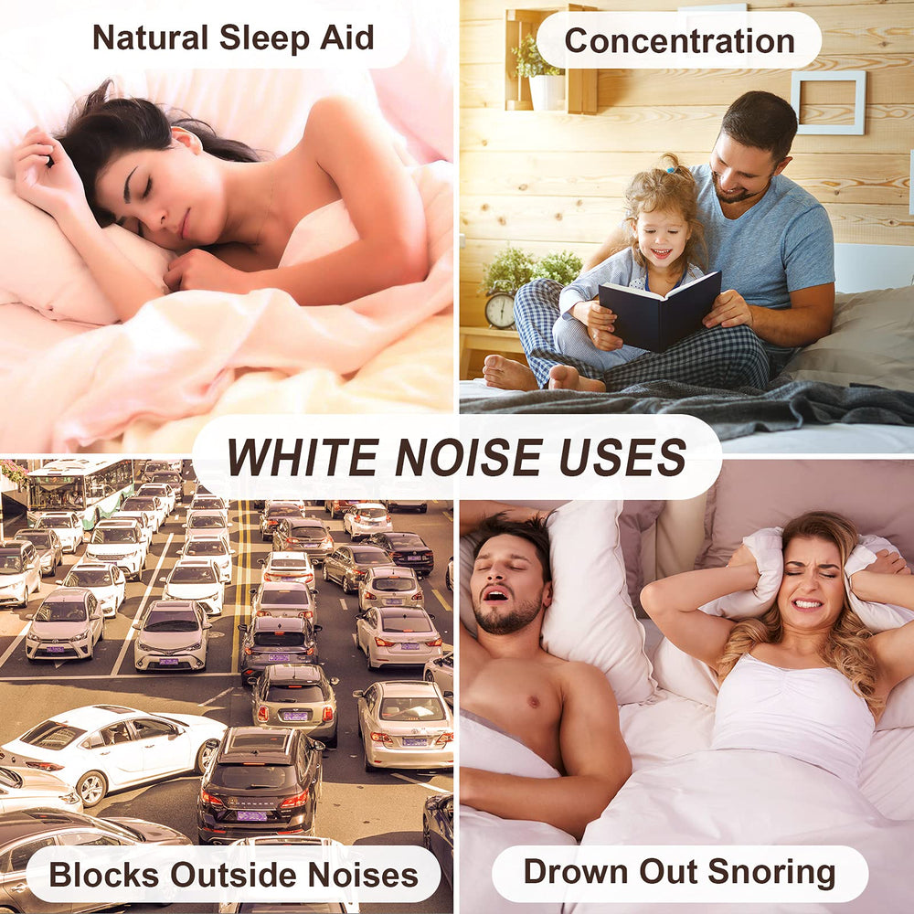 HOUSBAY white-noise-machine bed-room-aesthetic complements nursery decor while aiding relaxation.