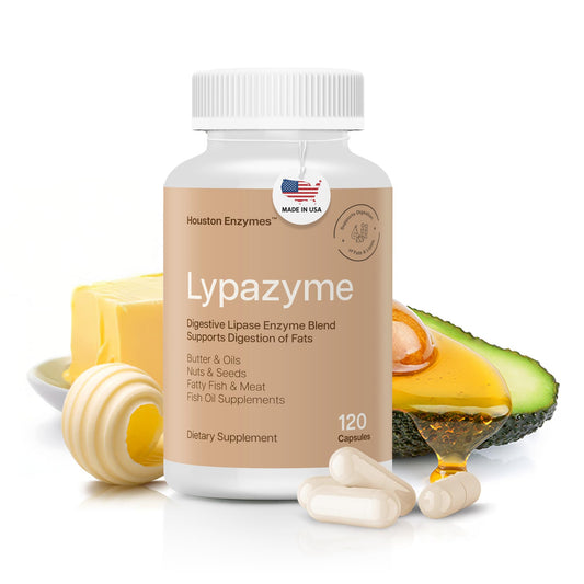 Hero image of Houston Enzymes Lypazyme Lipase Digestive Enzymes 120 capsules