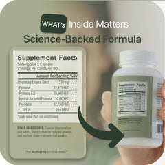 Proudly made in the USA label on Houston Enzymes product