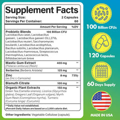 Graphic showing the 12 probiotic strains included