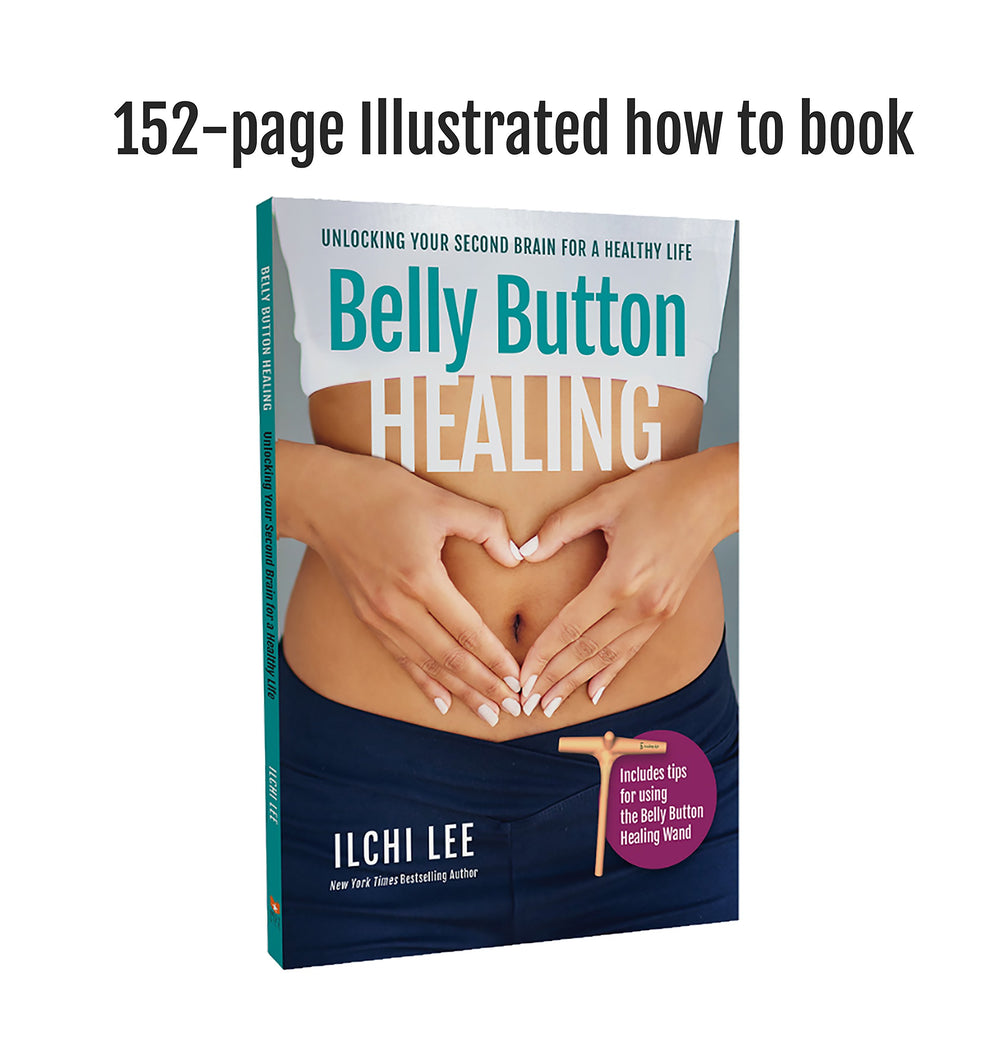 Usage steps for belly button healing wand