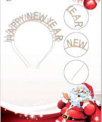 HSWE Christmas headband makes a cute gift idea for friends.