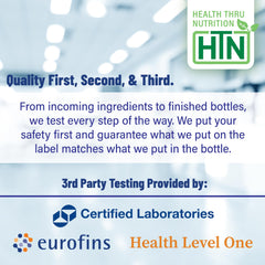 Third-party testing seal for HTN Black Seed Oil