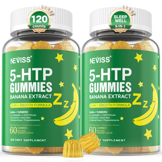 Front view of 5-HTP GABA Gummies Pack 2