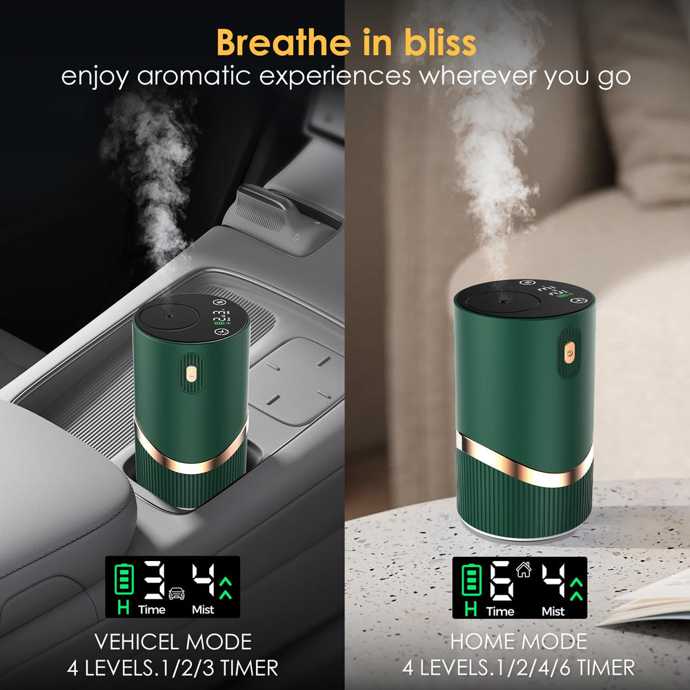 Huachuang waterless diffuser showing 4 mist levels for customization