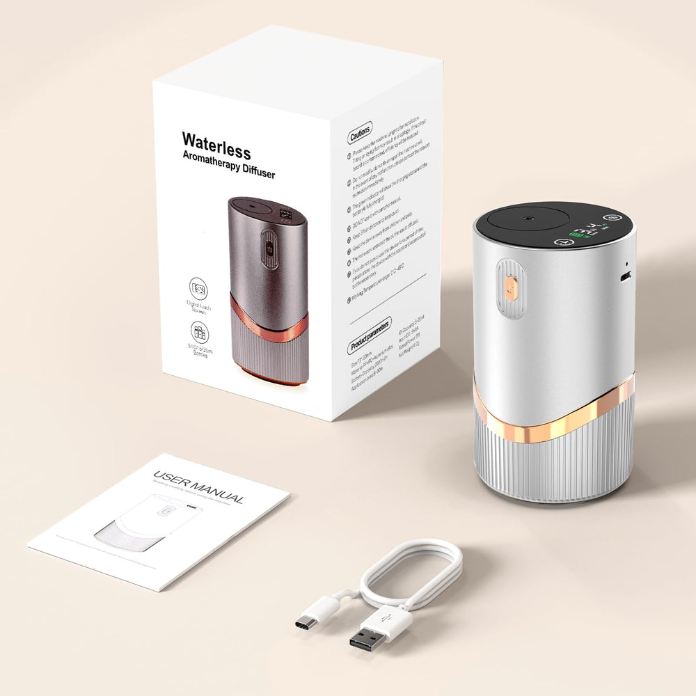 Huachuang waterless diffuser long battery life emphasizes long runtime for travel