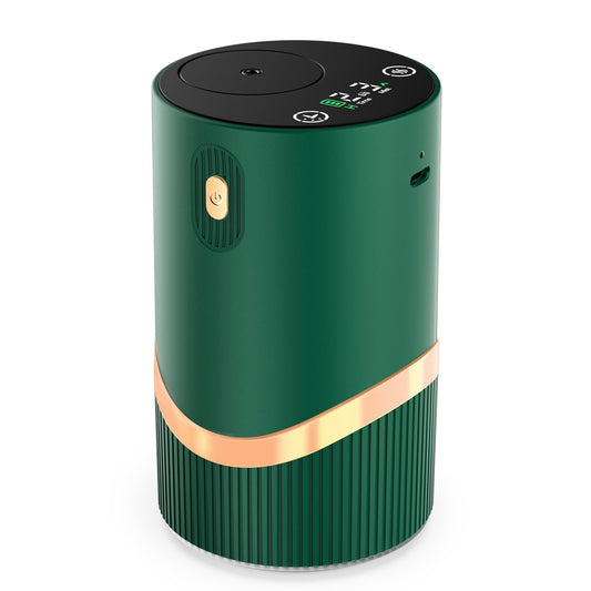 Huachuang waterless diffuser in car usage for portable aromatherapy on the go