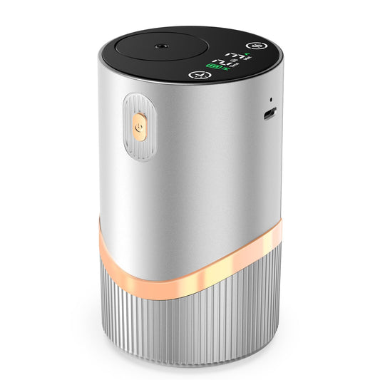 Huachuang waterless diffuser front view for home and travel, delivering concentrated fragrance on demand