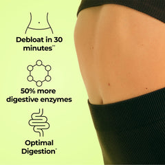 Natural ginger, peppermint, and fennel blend imagery for digestion support