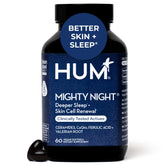 HUM Mighty Night bottle and packaging