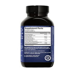 Close-up of two vegan softgels