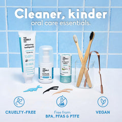 Swedish design dental floss picks emphasizing sustainability