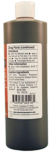 Humco 232516001 Povidone Iodine 10% Topical Solution label close-up