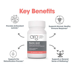 Detox-support feature of humic acid supplement
