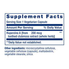 Chinese club moss extract used in Huperzine A