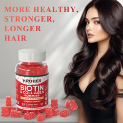 Ingredients panel for Hurdilen Biotin Collagen Gummies