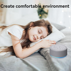 Hushing Sound Machine memory function remembers last sound, light, and volume.