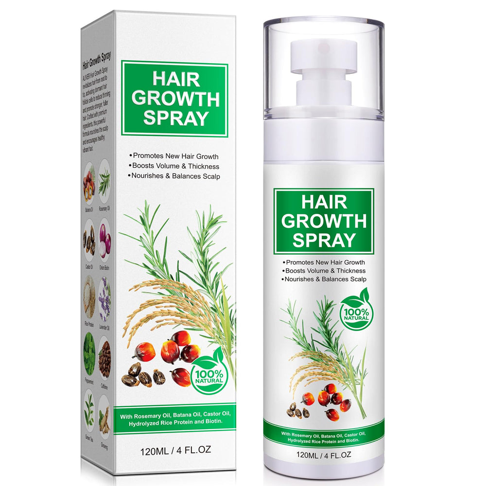 HUYEHF Hair Growth Serum Spray bottle for daily scalp care and styling