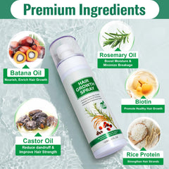 HUYEHF Rosemary oil application shows invigorating scent and scalp nourishment