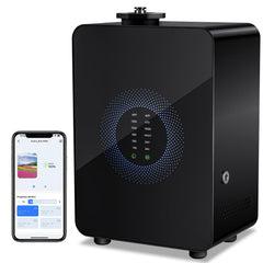 Front view of black HVAC scent diffuser