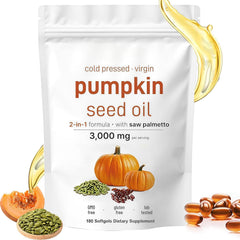 HWAXIGO Pumpkin Seed Oil Capsules bottle and packaging