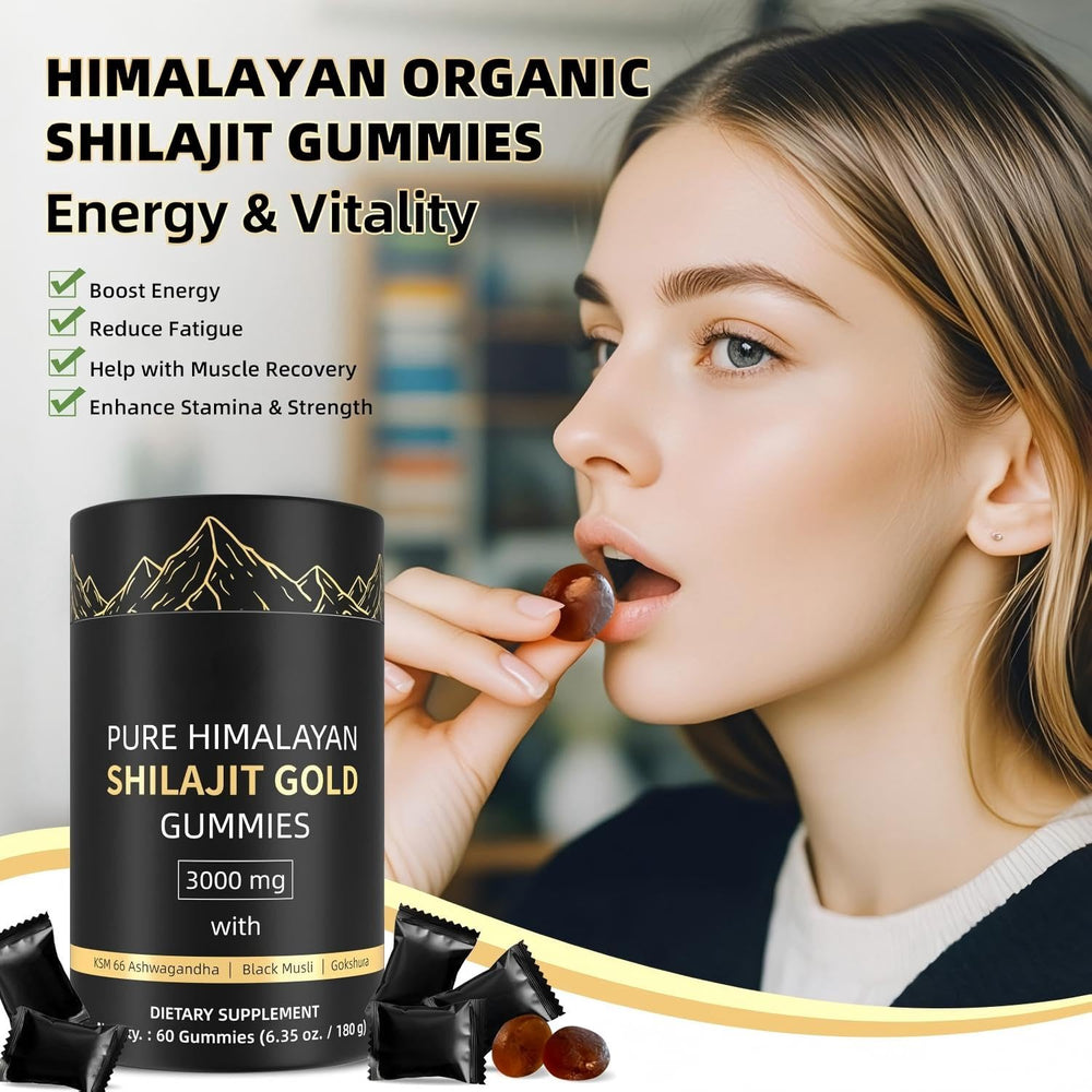 HWAXIGO Shilajit Gummies vegan friendly label