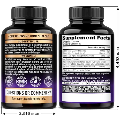 Capsules bottle of Hyaluronic Acid Supplements 1000 mg