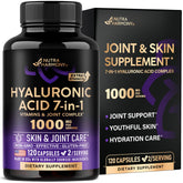 Label for Hyaluronic Acid Supplements 1000 mg