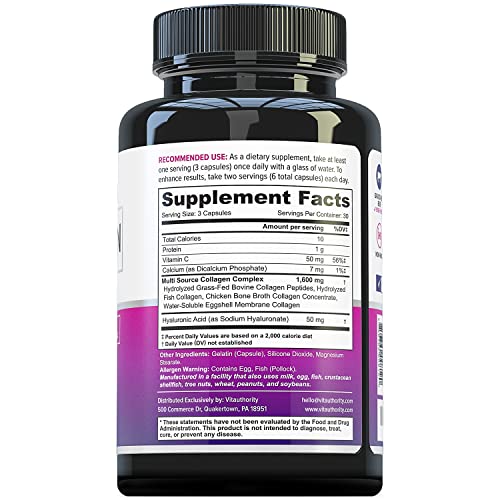 Capsules with hyaluronic acid and vitamin C