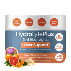Hydralyte Liver Support + Electrolyte Mix bottle front view