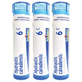 Boiron Hydrastis Canadensis 6C postnasal drip 3-pack packaging