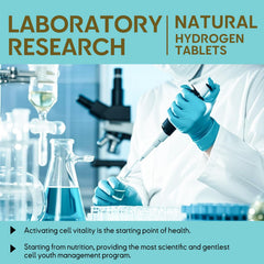Bottle of hydrogen water tablets with magnesium