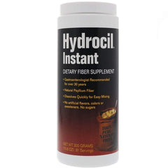 Hydrocil Instant dietary fiber supplement bottles in a pack of three