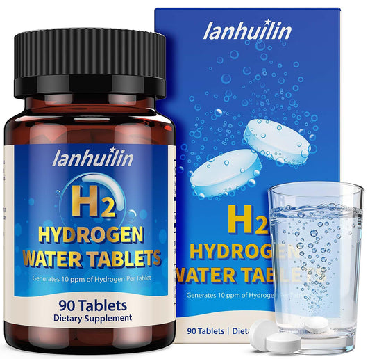 Hydrogen water tablets with 150 mg magnesium – front view