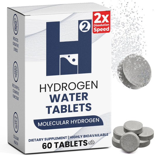 60-count hydrogen water tablets package