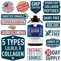 Close-up of hydrolyzed collagen capsules