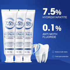 Enamel protection concept with shield graphic