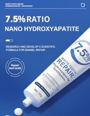 Hydroxyapatite toothpaste providing enamel protection